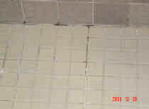 Shower floor - before
